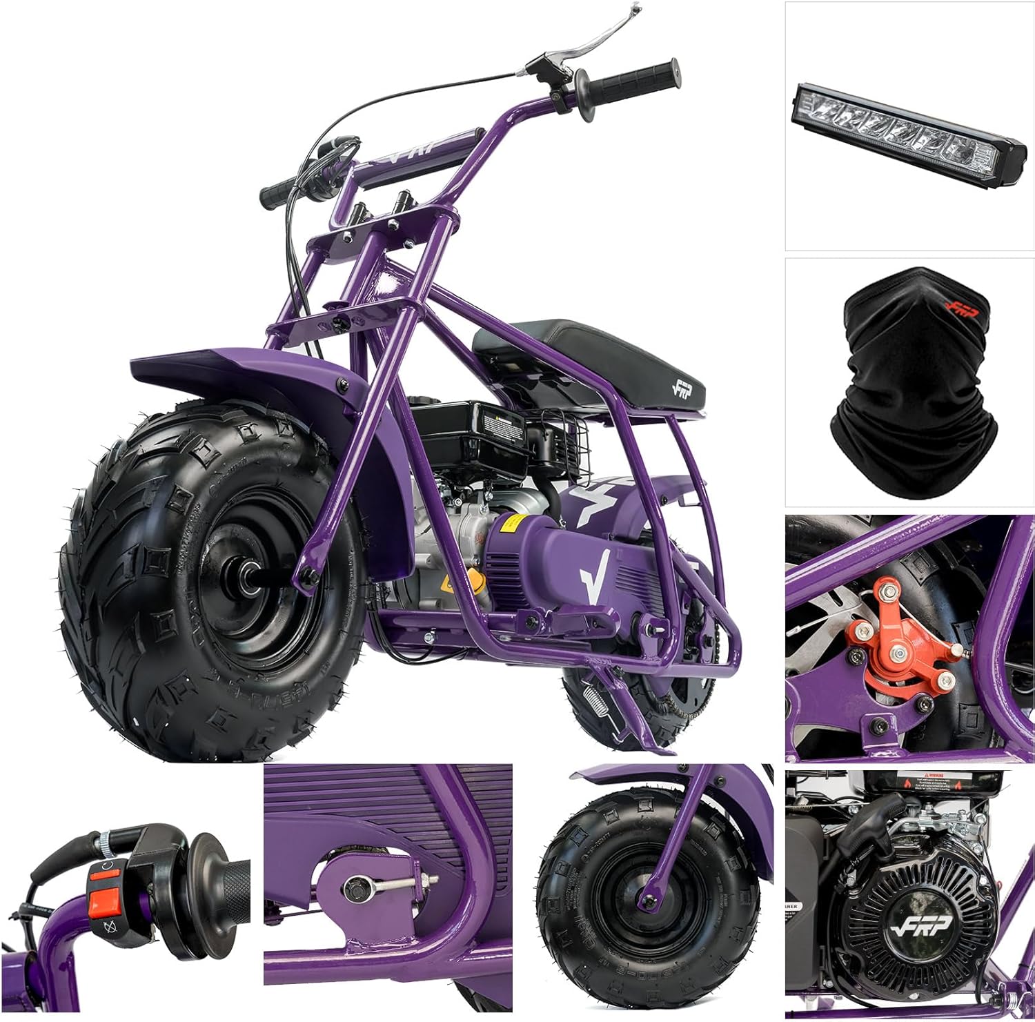 Teen rider on a 99cc mini dirt bike on rough terrain