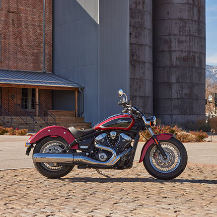 Indian Scout Classic beauty shot to support premium option section