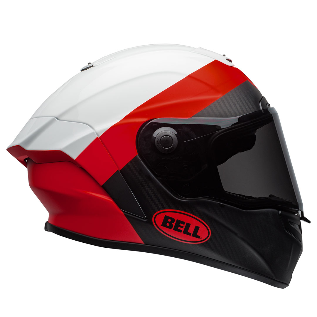 Close-up of Bell Race Star Flex DLX helmet