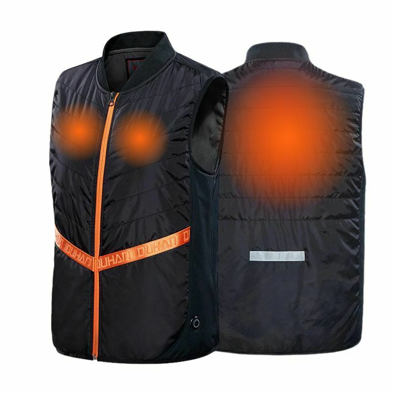 Detail shot of heated jacket construction or heating zones