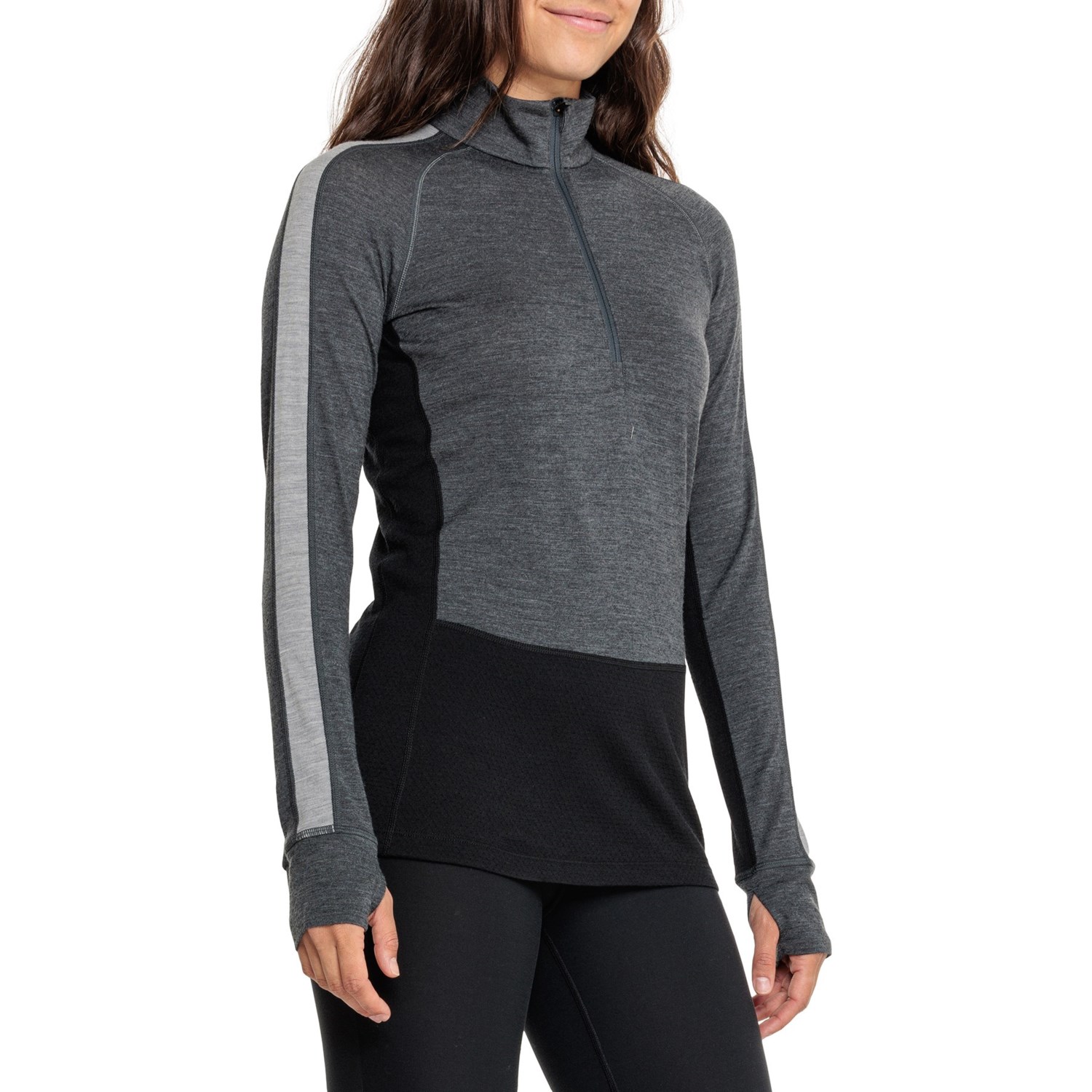 Merino wool base layer product or lifestyle image for winter section