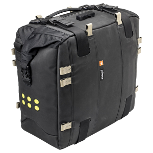 Kriega OS-32 soft panniers mounted on motorcycle