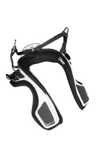 Comparison flat lay or lineup of several neck brace models