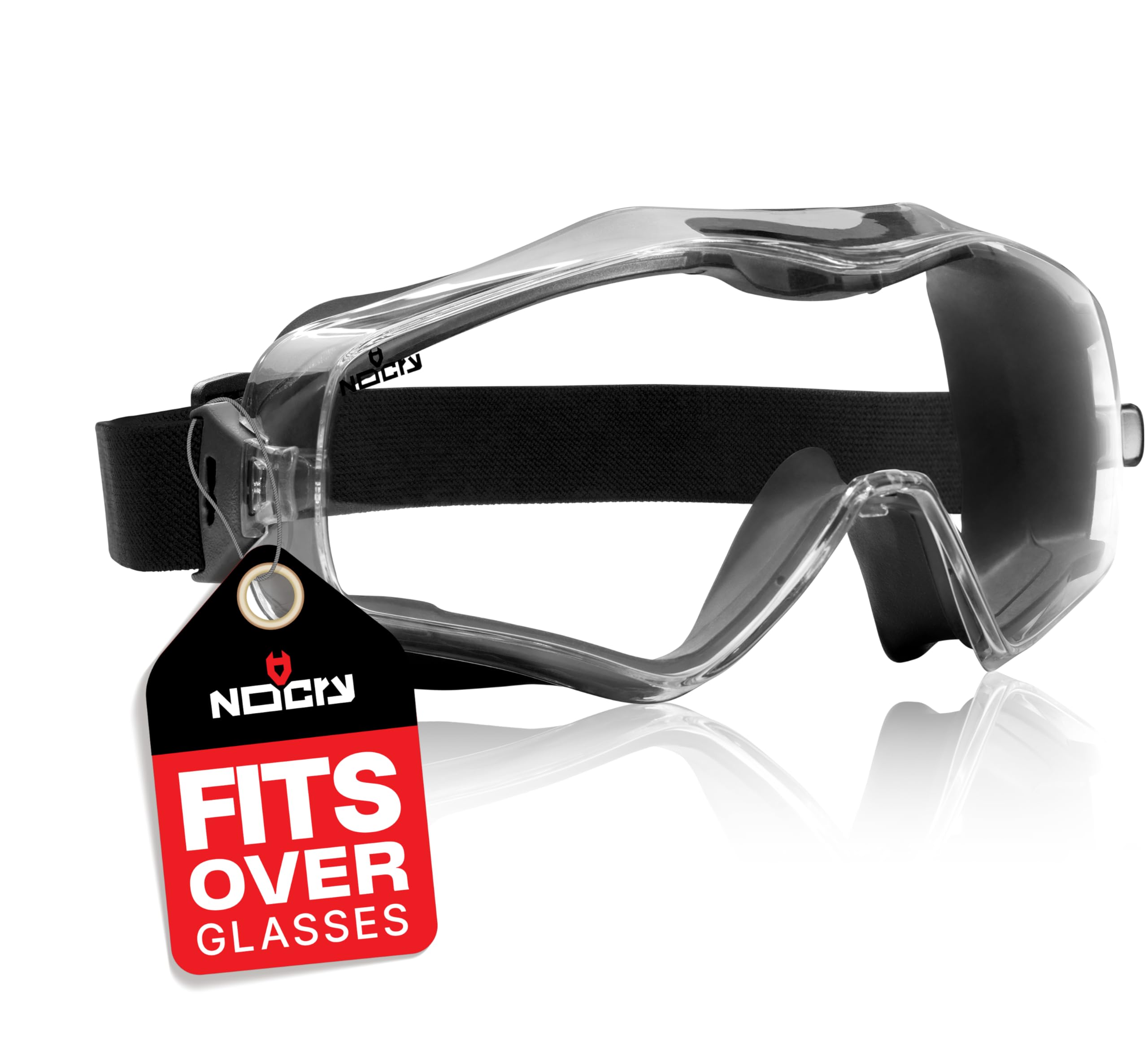 Safety rating and certification imagery for riding eyewear
