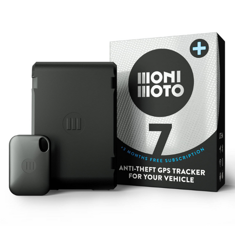 Product shot of the Monimoto 7 tracker