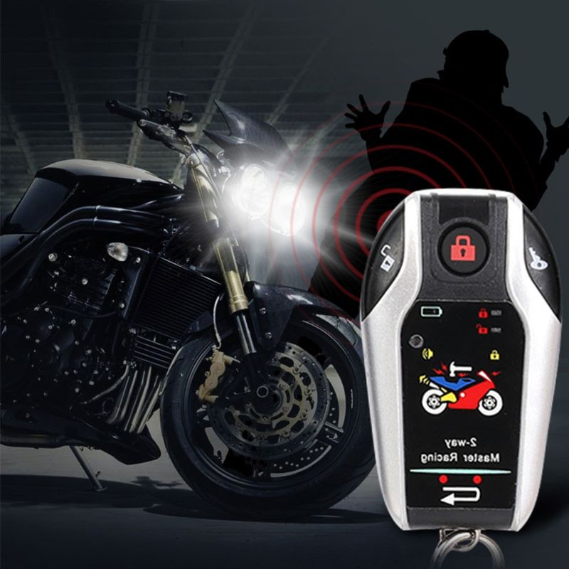 High-end motorcycle GPS security device product shot
