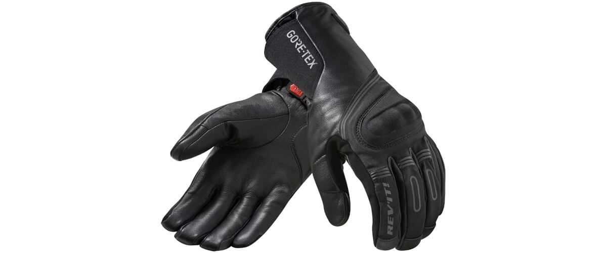 REV'IT gloves product or action shot for cold/wet riding section