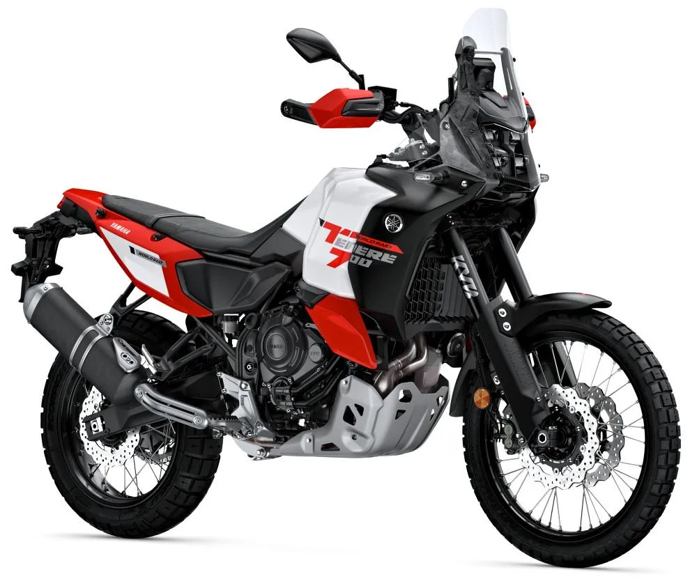 Yamaha Ténéré 700 World Raid on a mountain trail