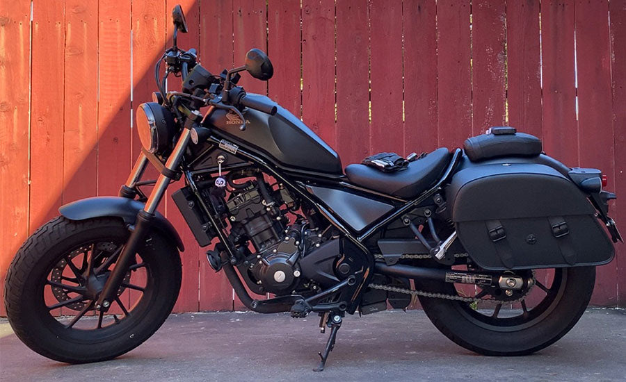 Honda Rebel 300 or 500 showcasing its low cruiser profile