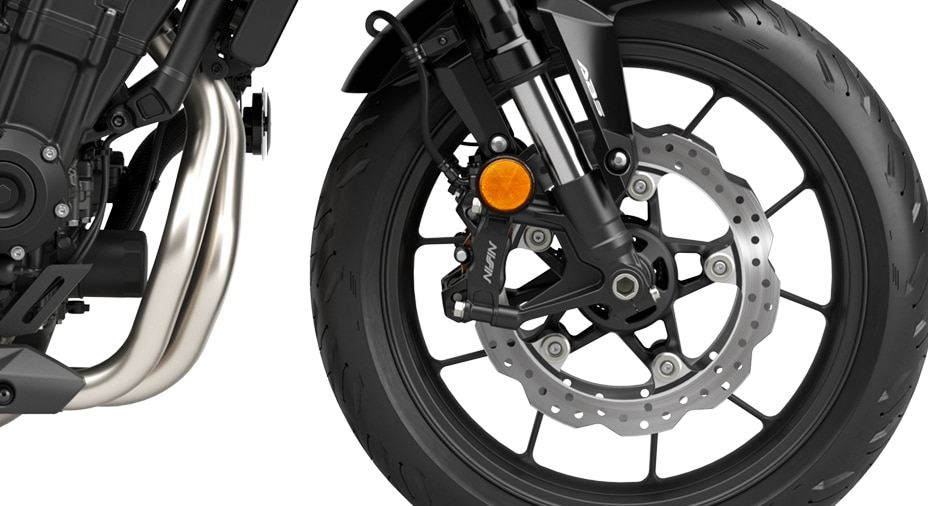 Honda CB500F on urban street