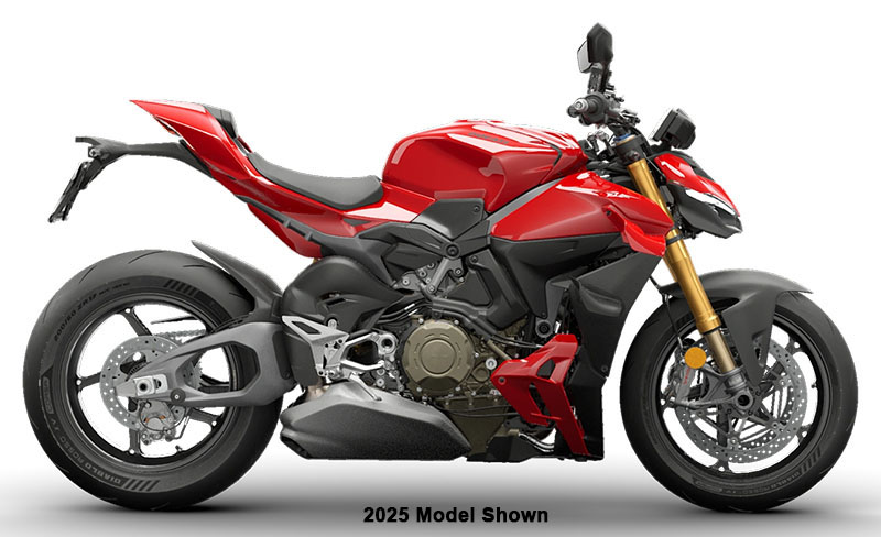 Action or studio shot of the Ducati Streetfighter V4 S