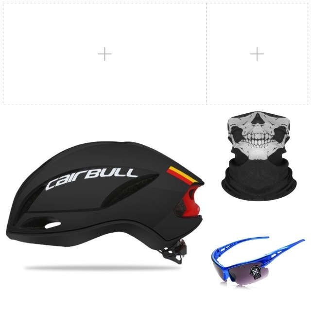 Rider trying on or adjusting a motorcycle helmet, illustrating the buying tips section