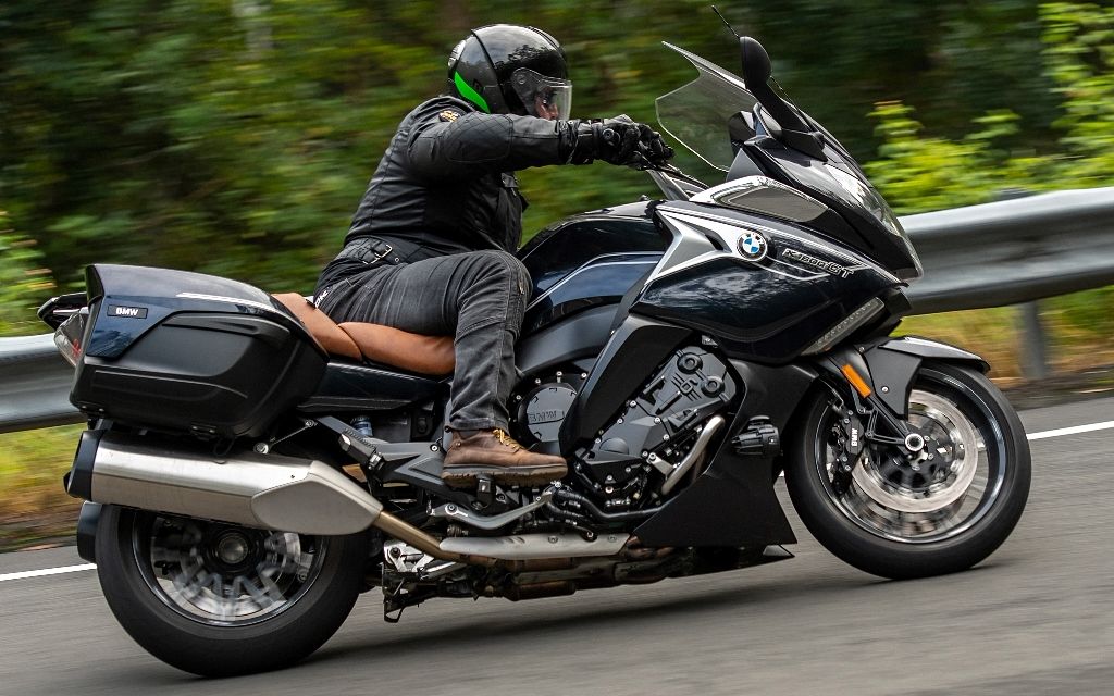 BMW flagship touring bike as a likely candidate for the new system