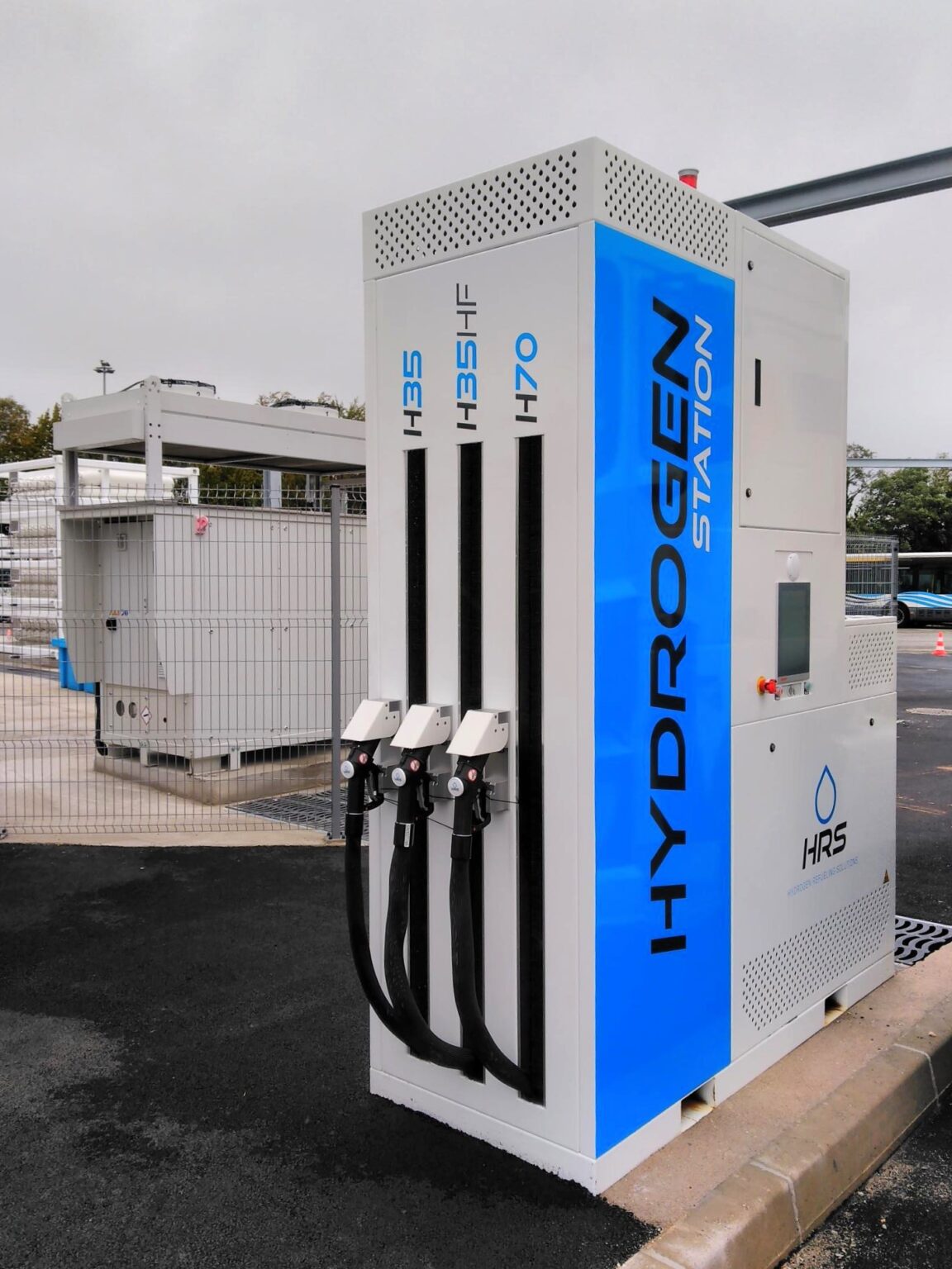 Image of a hydrogen refueling station