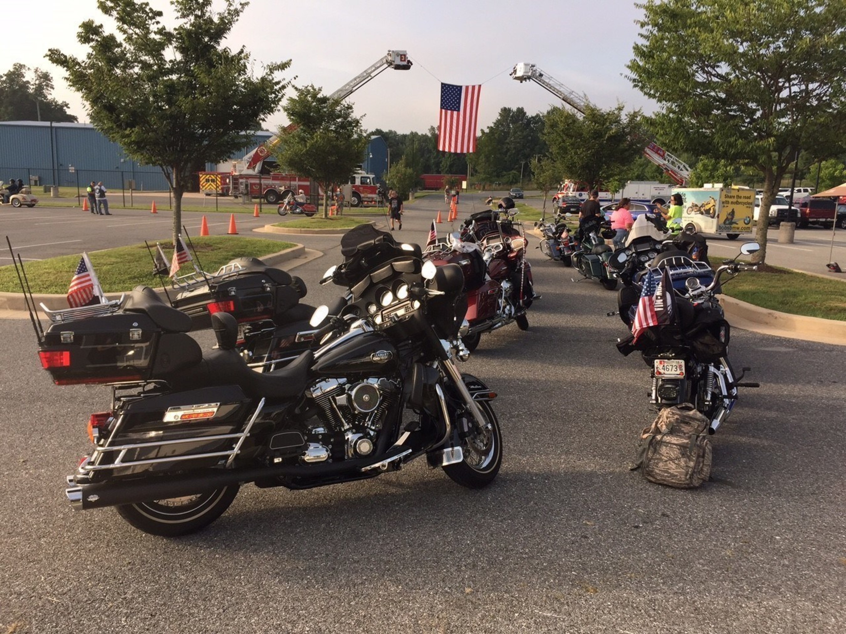Image representing veteran support and Wounded Warrior charity connection to motorcycle community