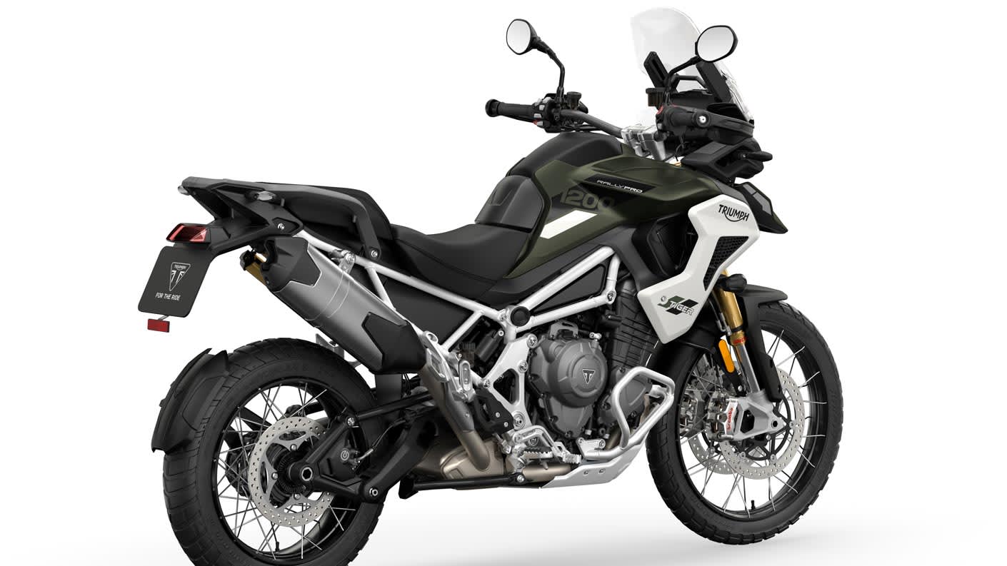 Tiger 900 Rally Pro in off-road or adventure setting