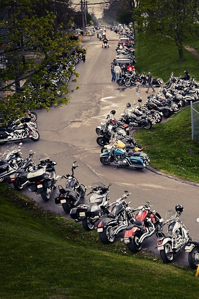 Manufacturer row or demo rides at Daytona Bike Week