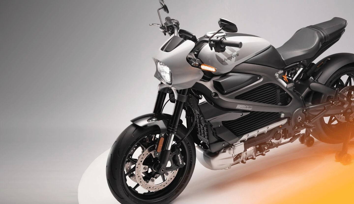 Electric motorcycle pavilion or demo experience