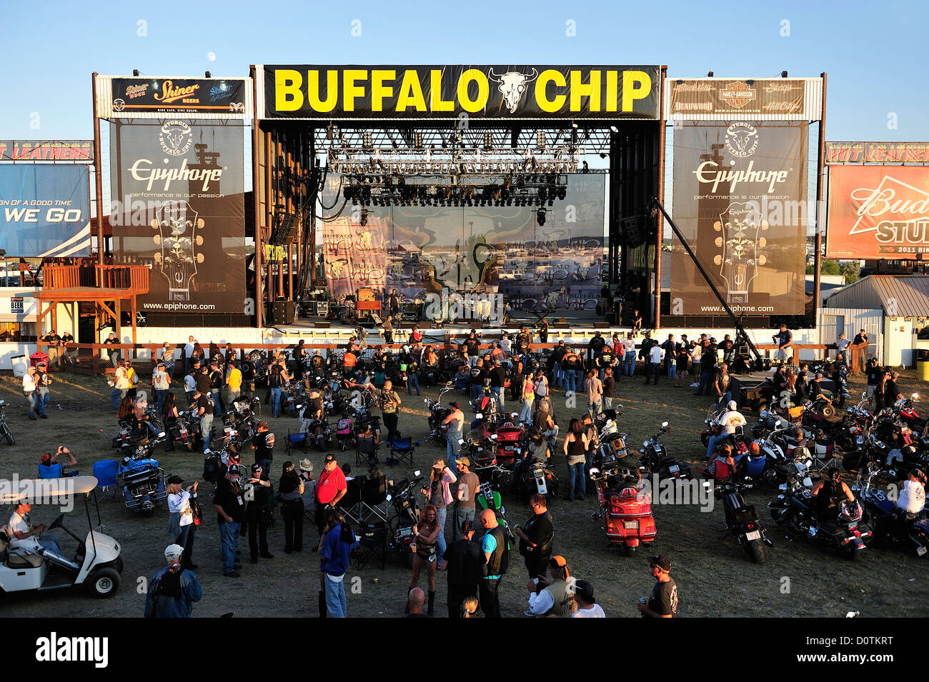 Live concert at Daytona Bike Week evening event