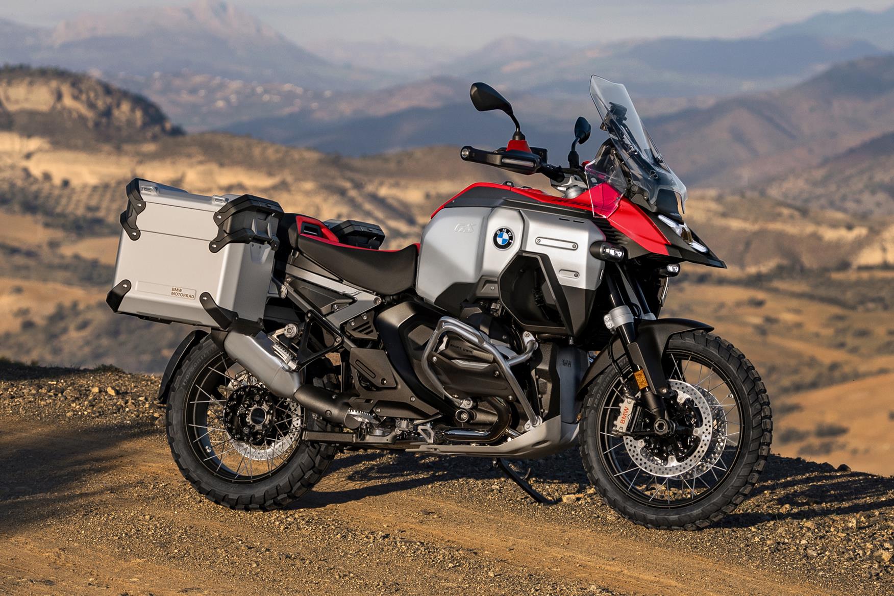 BMW R 1300 GS on a mountain road to accompany ADV bike section