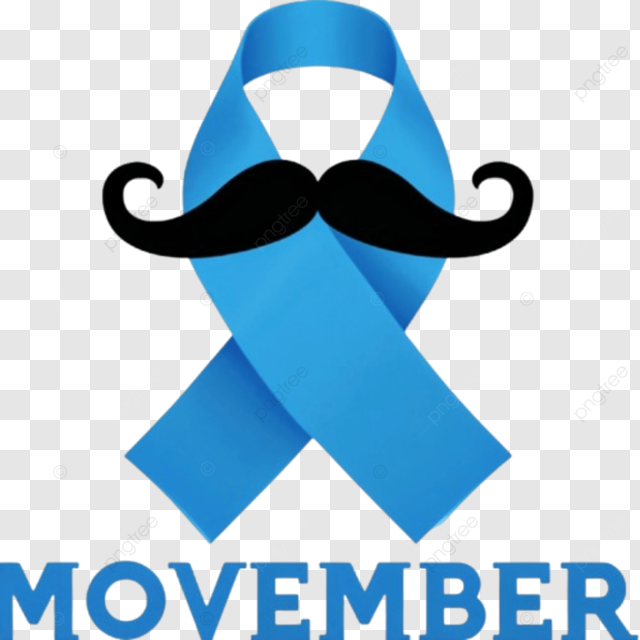Visual representing men's health and Movember charity cause