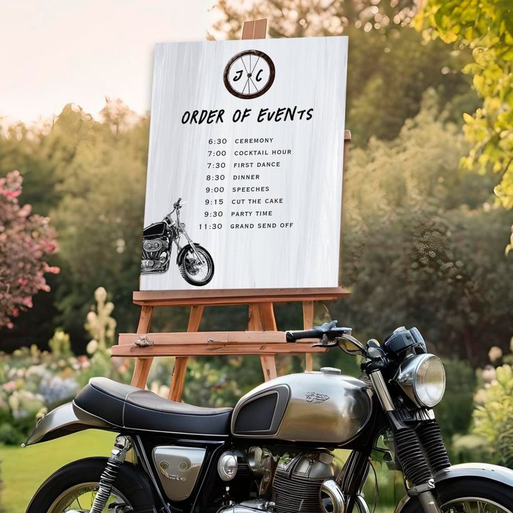 Image representing event check-in or registration for a motorcycle charity ride
