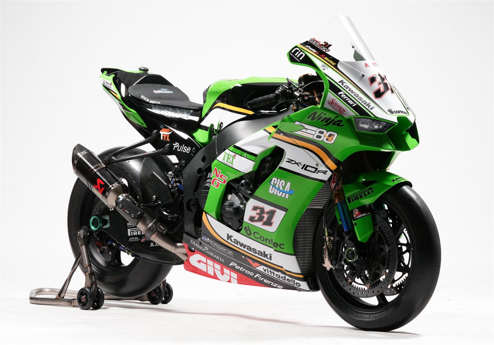 Kawasaki ZX-10RR superbike racing