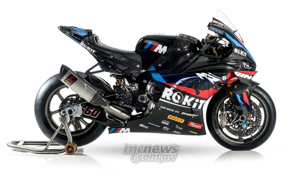 Toprak Razgatlıoğlu aboard the ROKiT BMW M 1000 RR in WorldSBK competition