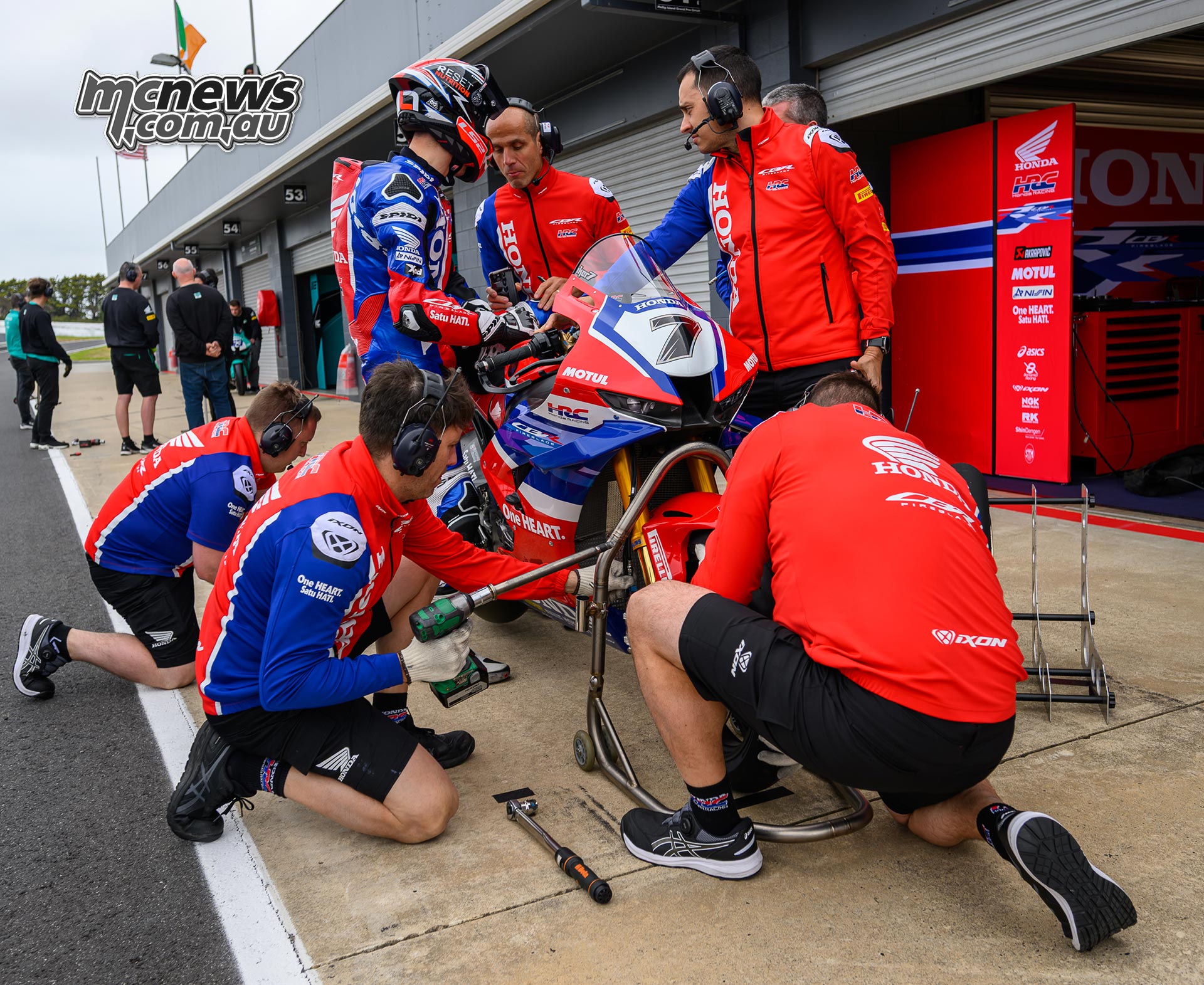 Pit lane or tyre strategy imagery to illustrate technical content