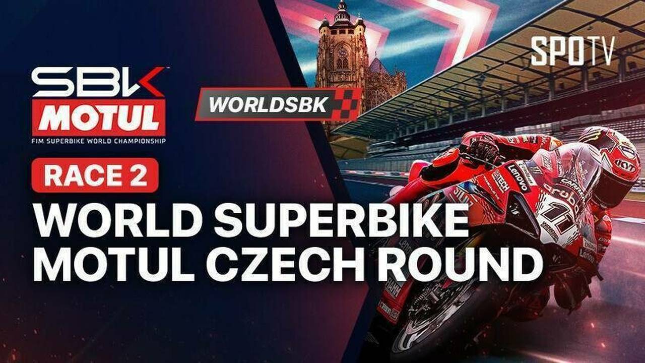 Hero image showing a dramatic WorldSBK race start or pack of superbikes on track