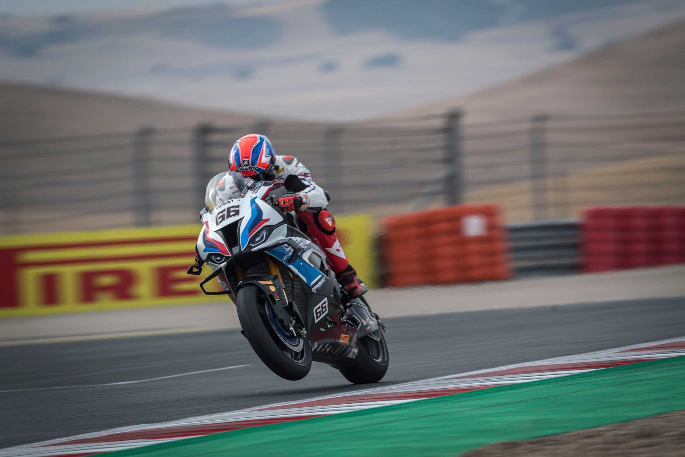 BMW M 1000 RR racing action