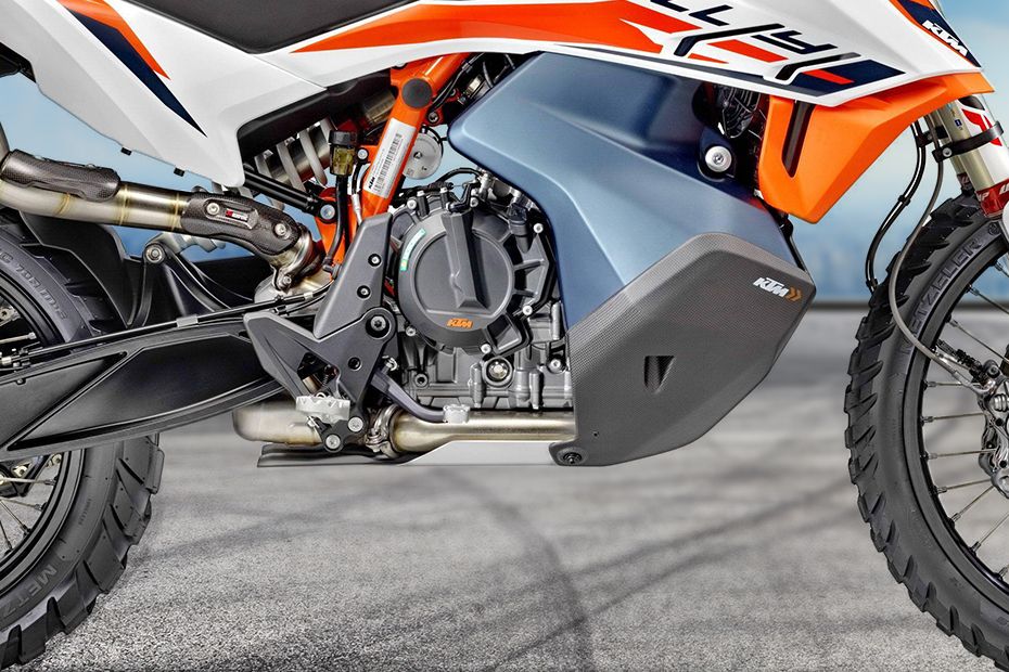 Close-up of engine