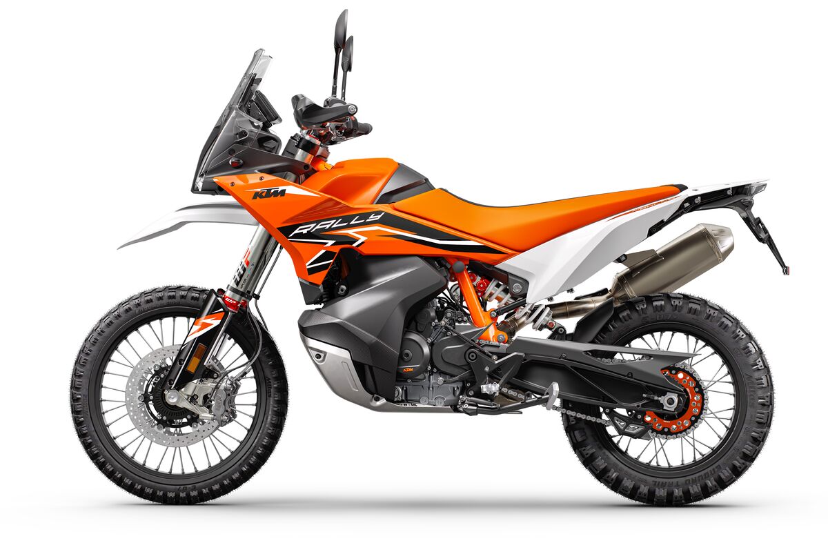Rider on bike showing comfort features