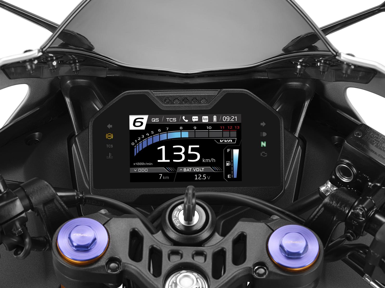 Cockpit or instrument display image for the technology section