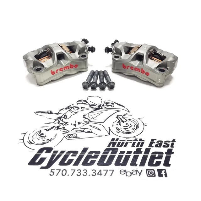 Front brake caliper and rotor detail shot for braking section