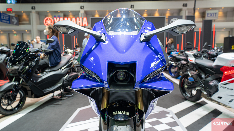 Image of the Yamaha R9 on a scenic road