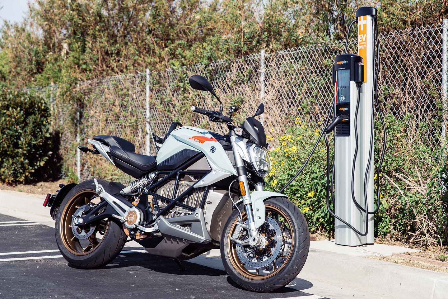 Image showing Zero's battery system or charging setup