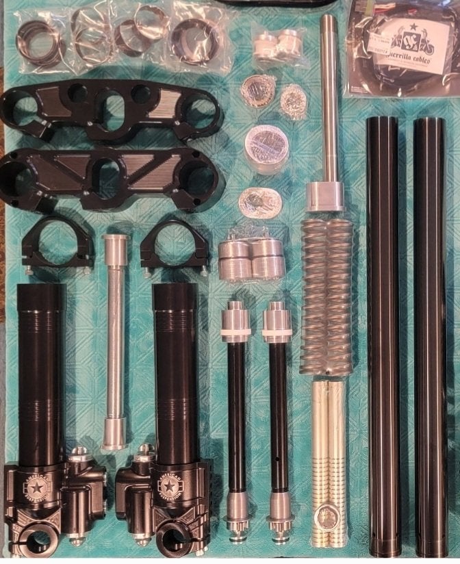 Chassis or suspension detail for handling section
