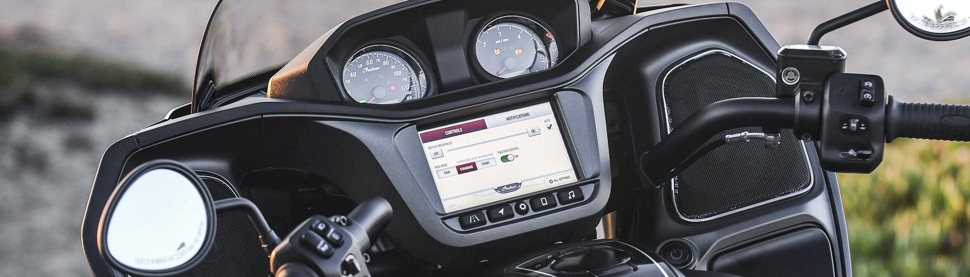 Cockpit and technology screen for electronics section
