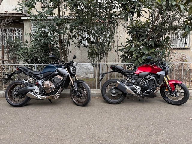 Hero image showing all three Honda neo-sports café models side by side