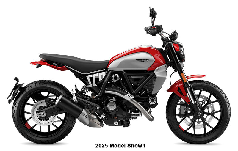 Ducati Scrambler Icon in urban or scenic riding context showing its character