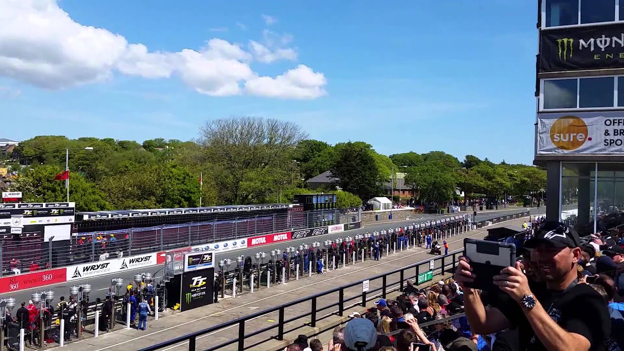 Superbike TT race action shot for the Superbike section