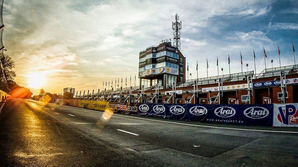 TT paddock atmosphere and Douglas seafront during race week