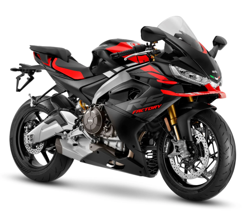 Aprilia RS 660 on a mountain pass