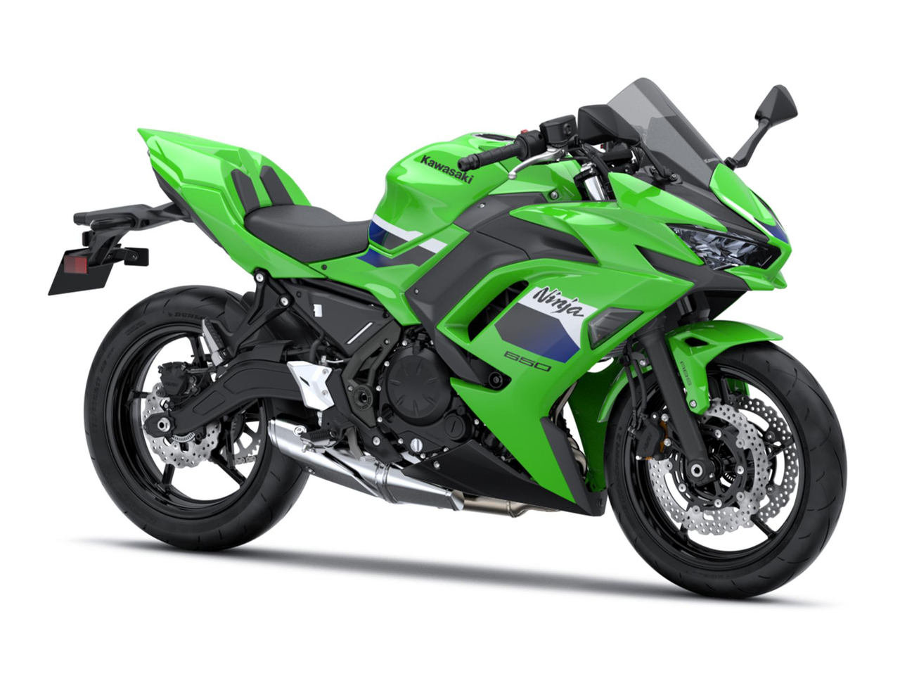 Action or studio shot of the Kawasaki Ninja 650 for its dedicated section