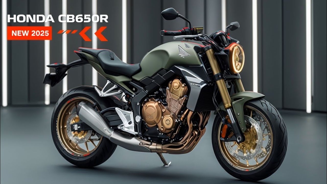 Honda CB650R in motion or parked showing its Neo Sports Café styling