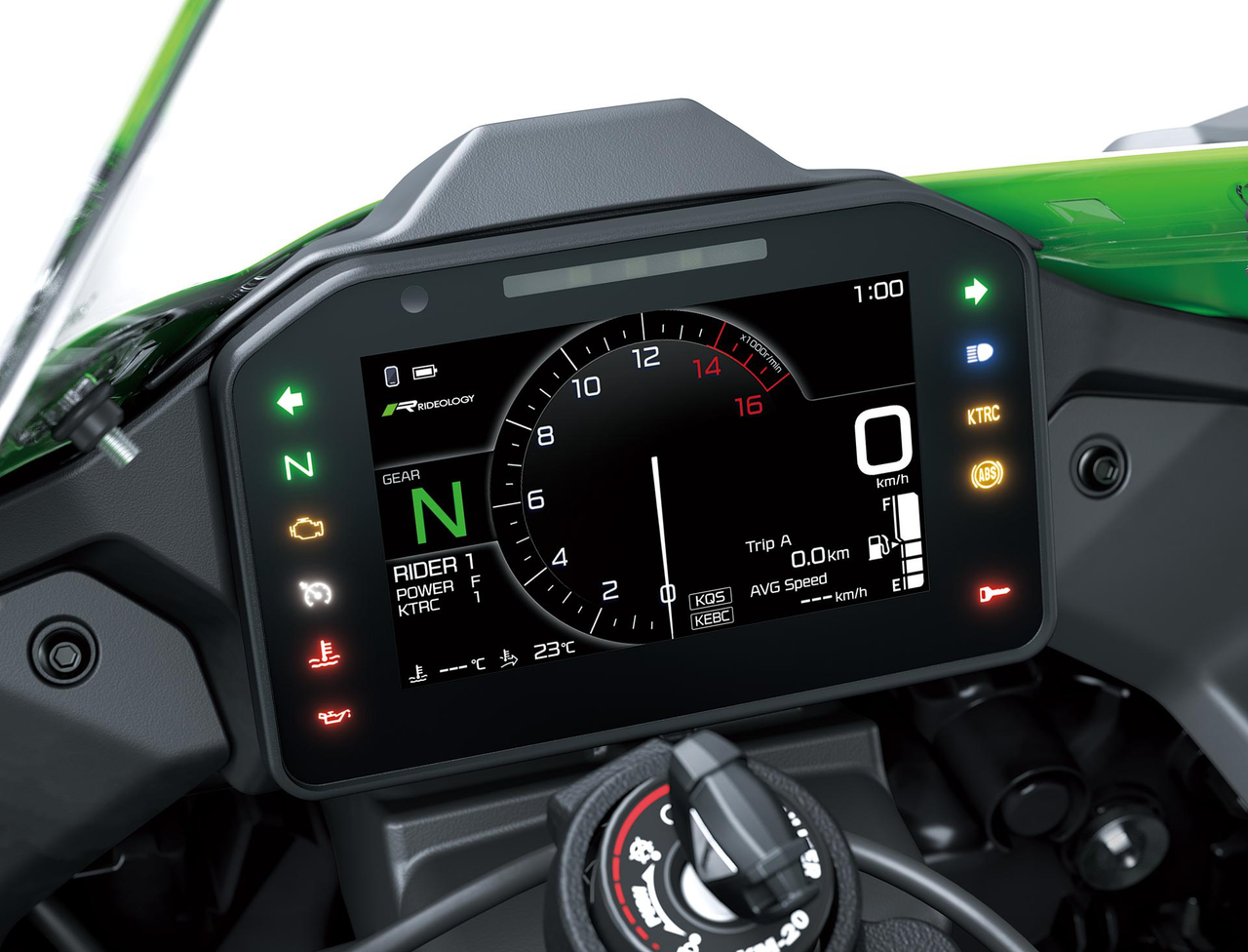 Cockpit or instrument cluster of ZX-10R