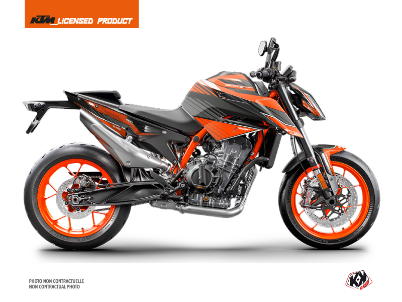 Hero/featured image of the KTM Duke 890 R in orange