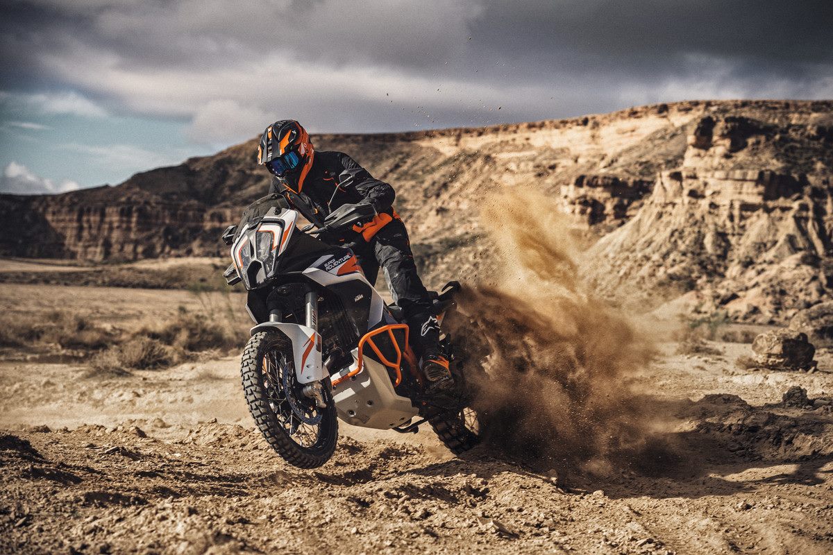 Rider on mixed terrain for versatility section