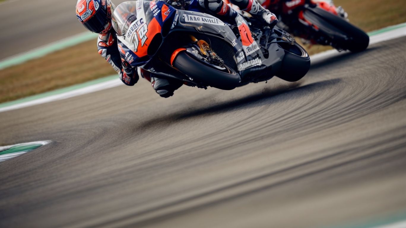 MotoGP riders on track